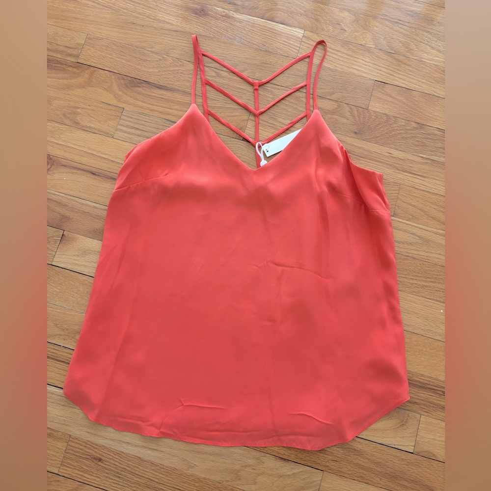 Beautiful silk top by Alice & Trixie. Size M. Color is this Settle Orange. NWOT.